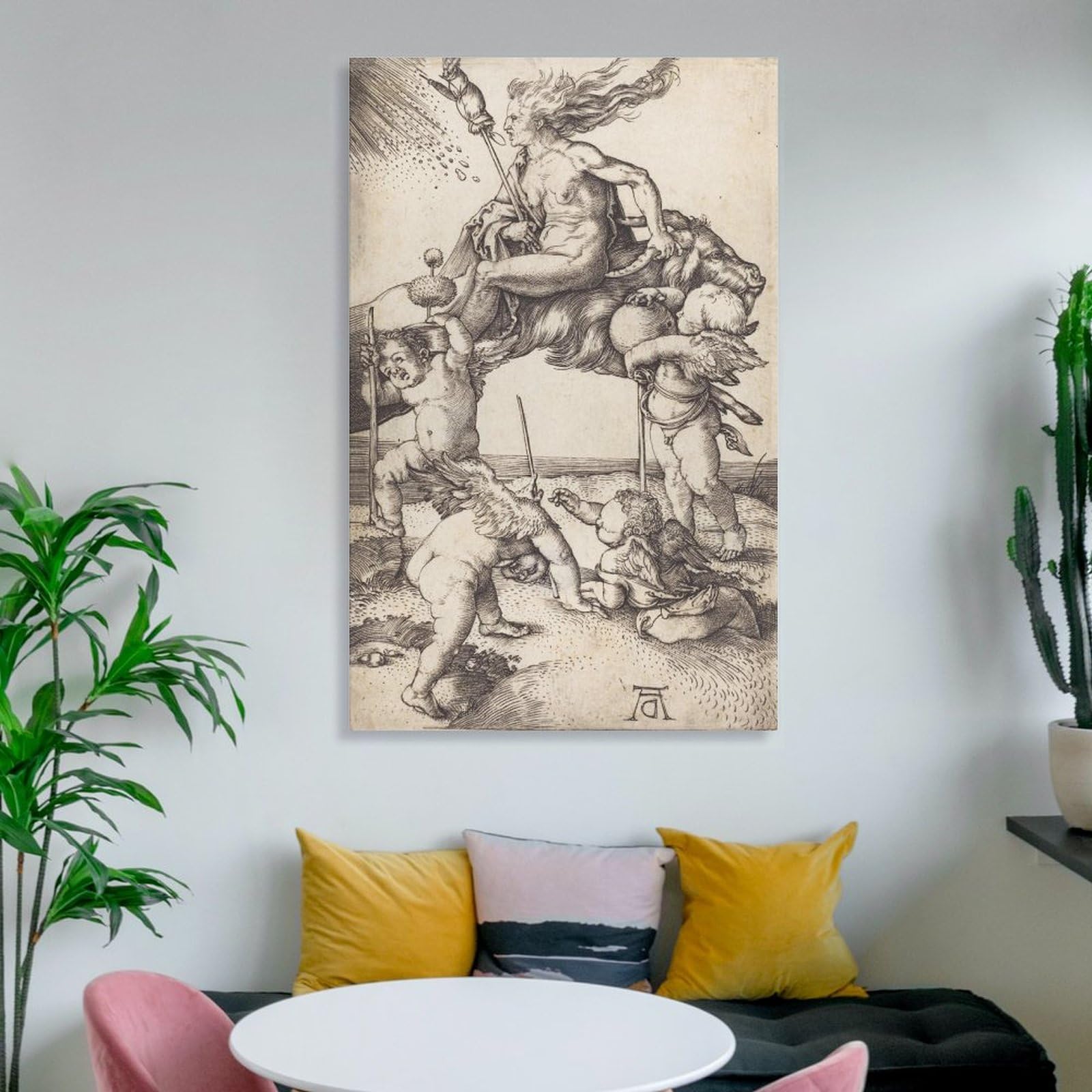 アルブレヒト・デューラー、【四人の使徒　２】、希少豪華画集画、新品高級額・額装付 1055px-Vier_Apostel_(